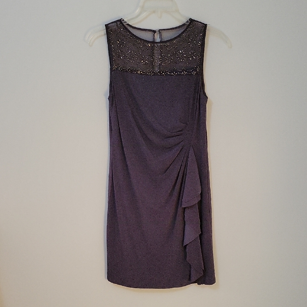 Jessica Howard Dark Grey Cocktail Dress, Size 12